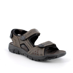 SANDALO IGI&CO UOMO NABUK SCHIAR.MARRONE 3641111