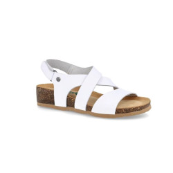 SANDALO BIONATURA DONNA 12A2390 IMB BYCAST BIANCO 12A2390-I-BYCBIA