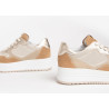 SNEAKERS NEROGIARDINI DONNA VELOUR AMBRA 543 VELOUR YOGURT SAUVAGE IVORY E306375D/424