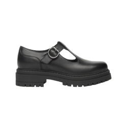 MOCASSINO NEROGIARDINI DONNA GUANTO NERO TR FOLGARIA TACCO MARY JANE TACCO 4CM I514013D/100
