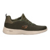 SNEAKERS SKECHERS UOMO LACCIO ELASTICIZZATO DYNAMIGHT VERDE OLIVA 58360 OLV