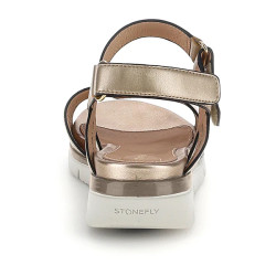 SANDALI STONEFLY DONNA ELODY 24 LAMINATED LASER SIMPLY TAUPE 223658 I89