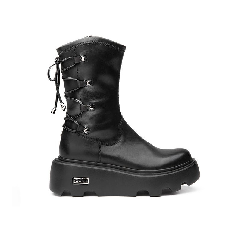 ANFIBIO CULT DONNA NEW ROCK 4572 MID W STR.LEAT. BLACK CLW45720