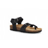 SANDALO INFRADITO BIONATURA DONNA 11 A 678 IMB V. NABUK NERO 11A678-IV-NBKNER