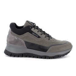 SNEAKERS IGI&CO UOMO  NABUK GUM GRIGIO SCURO 8642011