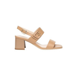 SANDALI CON TACCO NEROGIARDINI DONNA NAPPA PANDORA CORDA  TPU FEN NATURALE E410241D/423