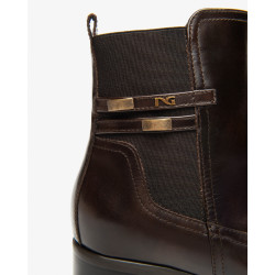 STIVALETTO NEROGIARDINI DONNA MANOLETE T.DI MORO ELASTICO T.MORO 85 TR BRESCIA 894 T.MORO TACCO 4CM I513841D/300