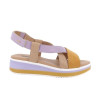 SANDALO CON ZEPPA IGI&CO DONNA PELLE SINTETICA ORCHIEDEA/BEIGE 5685322
