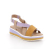 SANDALO CON ZEPPA IGI&CO DONNA PELLE SINTETICA ORCHIEDEA/BEIGE 5685322