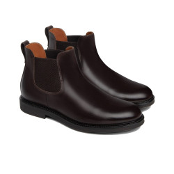 STIVALETTI CHELSEA NEROGIARDINI UOMO IN PELLE CAFFE' I302953UE/301