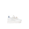 SNEAKERS NEROGIARDINI DONNA SKIPPER BIANCO SKIPPER BIANCO NAPPA LUX CELESTE 21 T.BRILL E615202D/707