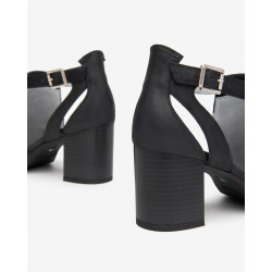 TRONCHETTI NEROGIARDINI DONNA PELLE BLACK OSAKA 7CM E409760D/100