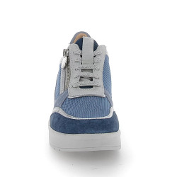 SNEAKERS STONEFLY DONNA CREAM 52 VELOUR/TEX BIJOU BLUE/BLUE HEAVEN 220740 CBQ