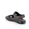 SANDALO IGI&CO UOMO PELLE/TESSUTO TRIVELCRO GRIGIO 5642611