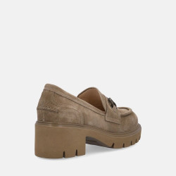 MOCASSINO NEROGIARDINI DONNA AROLD COL.ARGILLA EVA URBANA TORTORA TACCO 6CM I513984D/501