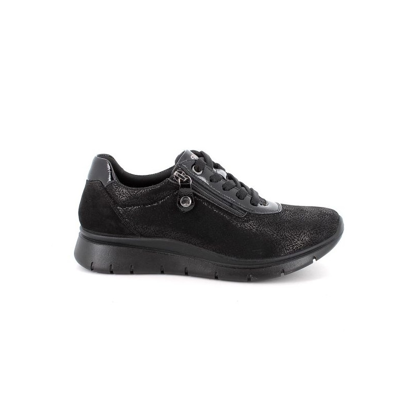 SNEAKERS ENVAL SOFT DONNA TES.DAV.STR/SCA NERO 8775200