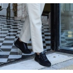 SNEAKERS ENVAL SOFT DONNA TES.DAV.STR/SCA NERO 8775200