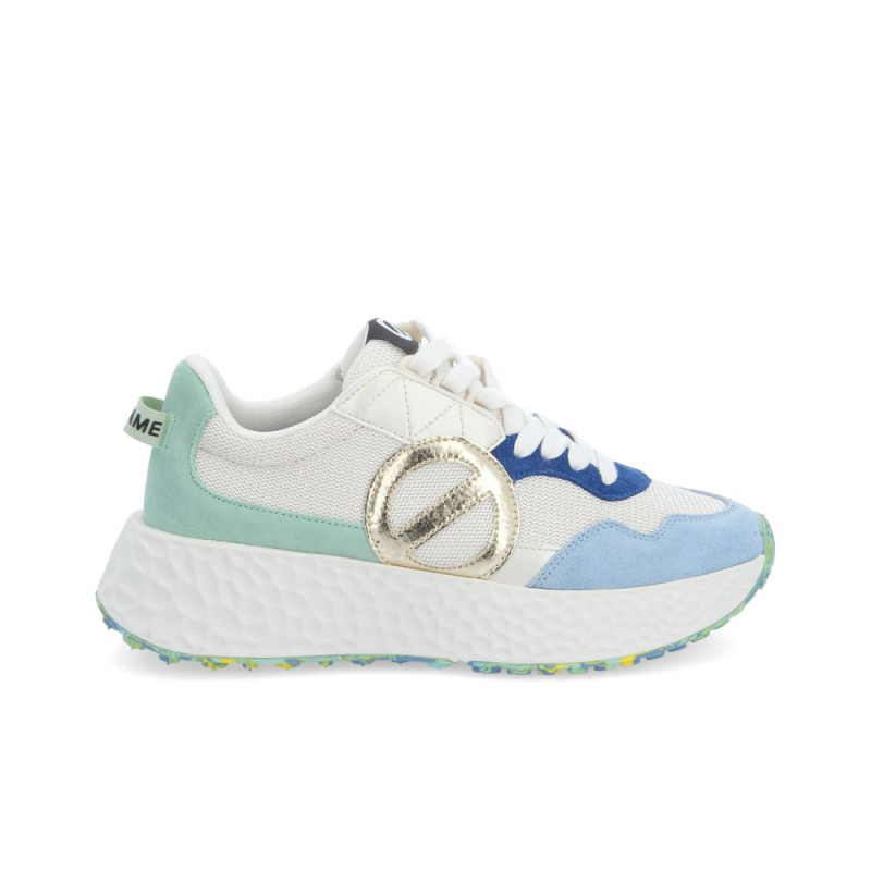 SNEAKERS NO NAME DONNA CARTER JOGGER W  DOVE/SKY/MINT  NNVE KI04 VE