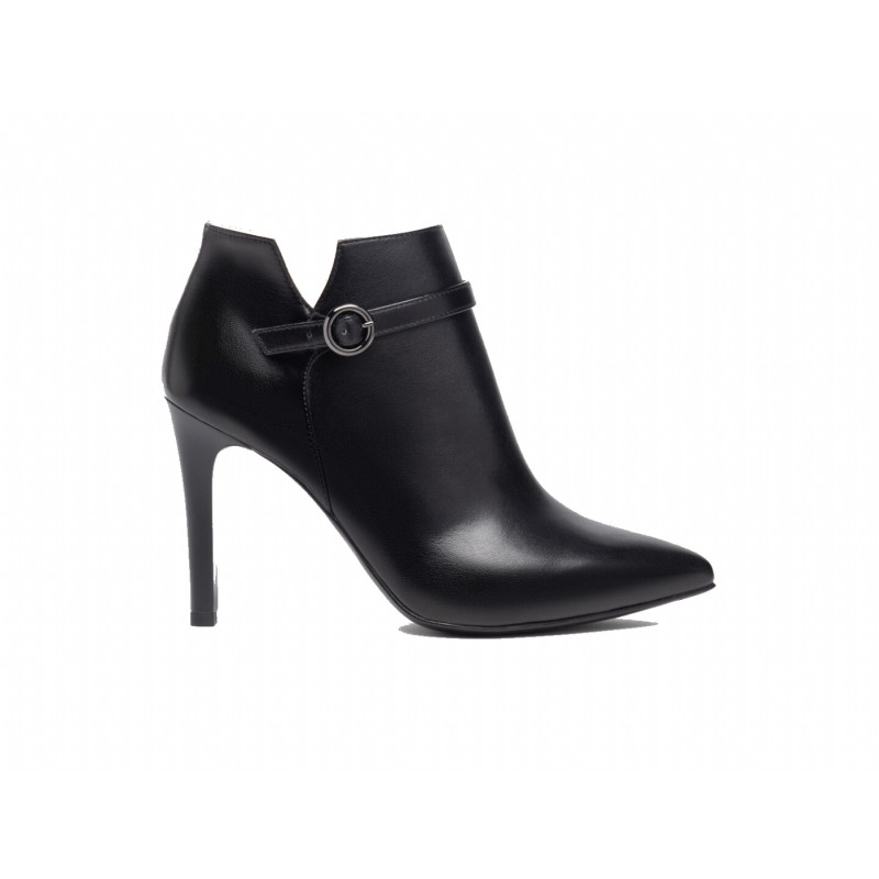 TRONCHETTI NEROGIARDINI DONNA IN PELLE NERO TACCO 9,5CM  I308612DE/100