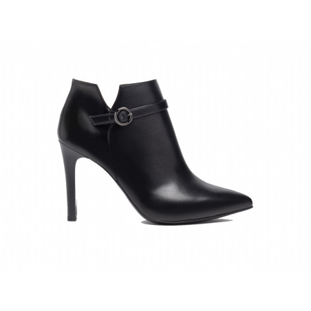 TRONCHETTI NEROGIARDINI DONNA IN PELLE NERO TACCO 9,5CM  I308612DE/100