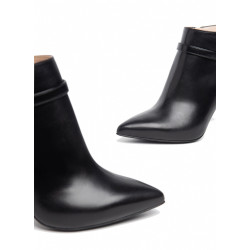 TRONCHETTI NEROGIARDINI DONNA IN PELLE NERO TACCO 9,5CM  I308612DE/100