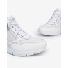 SNEAKERS NEROGIARDINI DONNA PELLE TESSUTO BIANCO E409880D/707