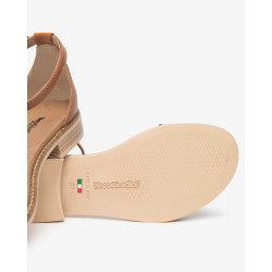 SANDALI NEROGIARDINI DONNA T.TINTO JEANS 9 ARMENIA COGNAC TR BEVAGNA 592 BEIGE E615898D/214 