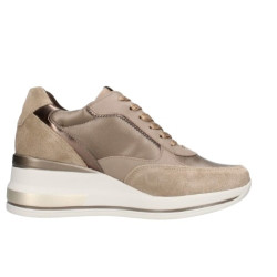 SNEAKERS CON ZEPPA NEROGIARDINI DONNA AROLD COL.ARGILLA BAGOYA BROWN TAMIGI COL.TORBA T.CROM I514130D/501