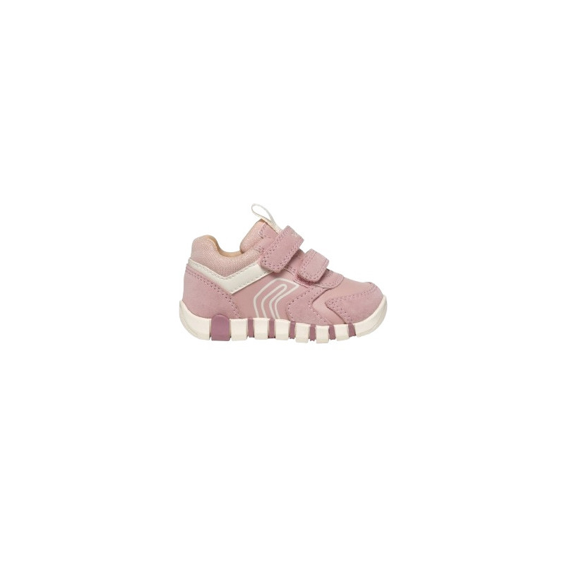 SNEAKERS PRIMI PASSI GEOX BAMBINA B IUPIDOO G. C - GBK+SCAM. OLD ROSE/IVORY 19/26 B3558C 05422 C8047