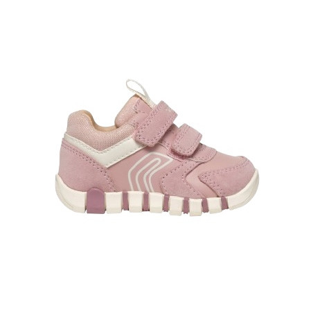 SNEAKERS PRIMI PASSI GEOX BAMBINA B IUPIDOO G. C - GBK+SCAM. OLD ROSE/IVORY 19/26 B3558C 05422 C8047