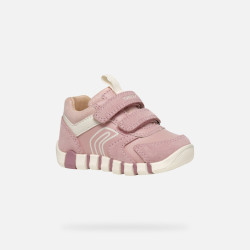 SNEAKERS PRIMI PASSI GEOX BAMBINA B IUPIDOO G. C - GBK+SCAM. OLD ROSE/IVORY 19/26 B3558C 05422 C8047