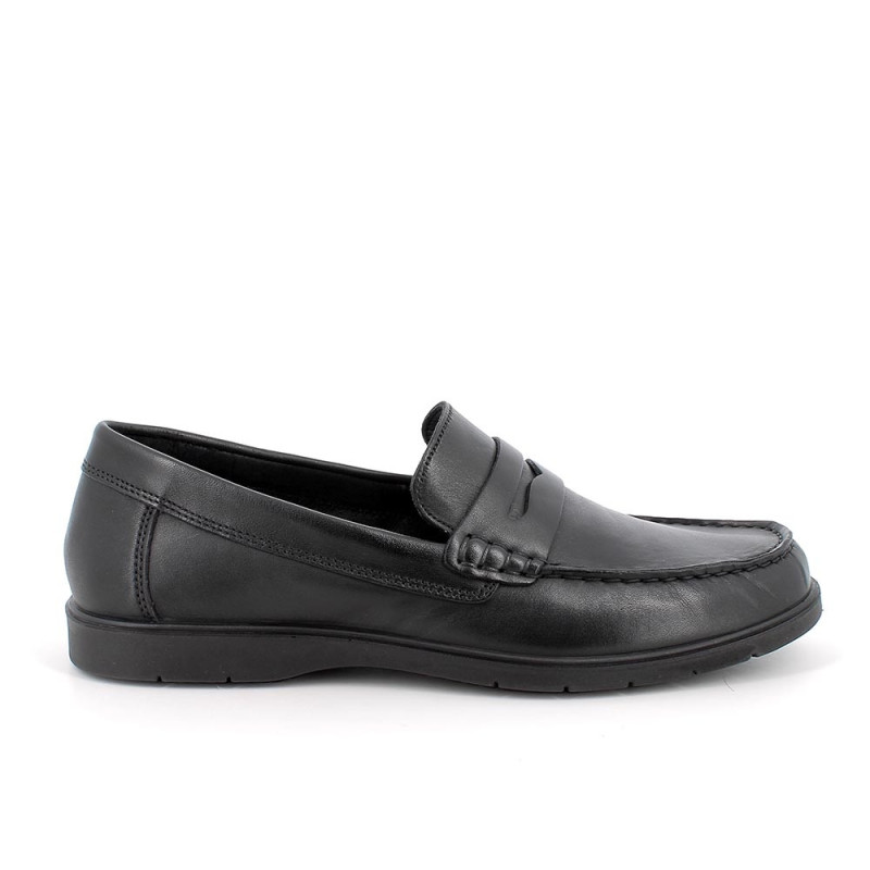 MOCASSINO IGI&CO UOMO VITELLO ALFA    NERO 7612000