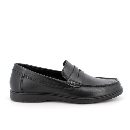 MOCASSINO IGI&CO UOMO VITELLO ALFA    NERO 7612000