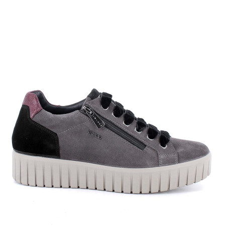 SNEAKERS CON ZEPPA IGI&CO DONNA SCAM.SUPER10/12 GRIG.SCURO 8680133