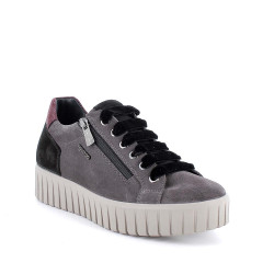 SNEAKERS CON ZEPPA IGI&CO DONNA SCAM.SUPER10/12 GRIG.SCURO 8680133
