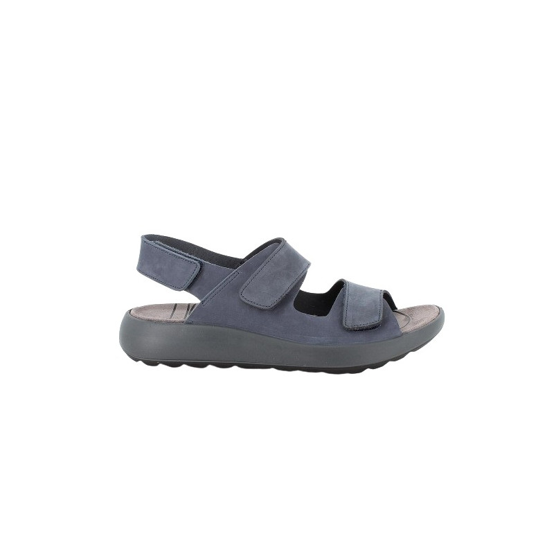SANDALO IGI&CO UOMO PELLE TRIVELCRO BLU 5646211