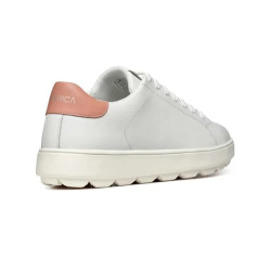 SNEAKERS GEOX DONNA SPHERICA ECUB-1  WHITE/DK SKIN D45WEA 09BBC C1Z5Q