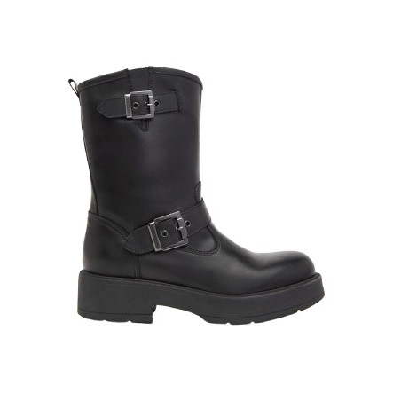 STIVALETTO NEROGIARDINI DONNA IN PELLE GUANTO NERO TR PULA I411980D/100