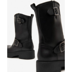 STIVALETTO NEROGIARDINI DONNA IN PELLE GUANTO NERO TR PULA I411980D/100