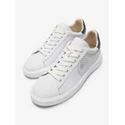 SNEAKERS BLAUER UOMO BUCK/LEA  S5BUCK01/LEA/BUCK01-WHITE/NAVY