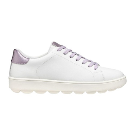 SNEAKERS GEOX DONNA   D SPHERICA ECUB-1 A - VI.RI+SI WHITE/LILAC  D45WEA 09BNF C0761