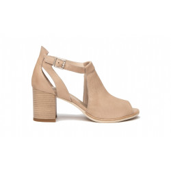 TRONCHETTI NEROGIARDINI DONNA PELLE CHAMPAGNELUCKY 7CM E409760D/439