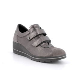 SNEAKERS ENVAL SOFT DONNA GRIGIO LAMINATO ZEPPA 4,7CM 6764811