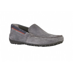 MOCASSINO GEOX UOMO U SNAKE MOC B SUEDE GREY U0207B 00022 C1996
