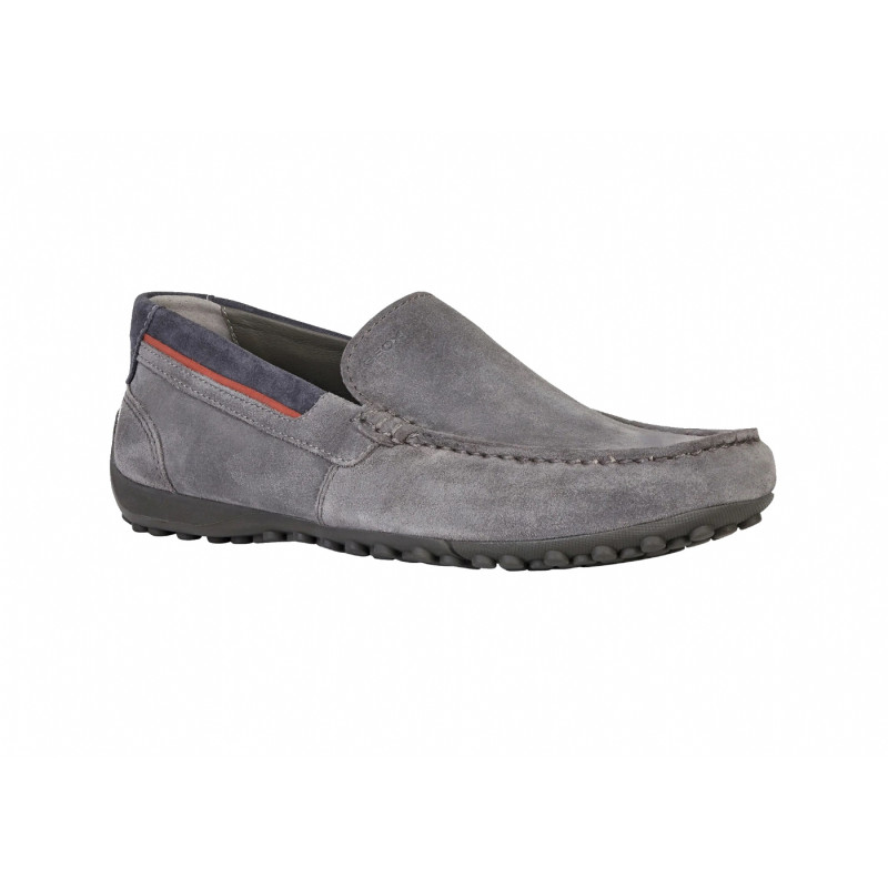 MOCASSINO GEOX UOMO U SNAKE MOC B SUEDE GREY U0207B 00022 C1996