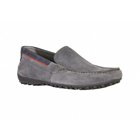 MOCASSINO GEOX UOMO U SNAKE MOC B SUEDE GREY U0207B 00022 C1996
