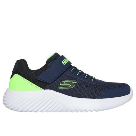SNEAKERS SKECHERS BAMBINO BOUNDER - TREKZIC BLU NAVY / LIME 403908L NVLM
