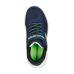 SNEAKERS SKECHERS BAMBINO BOUNDER - TREKZIC BLU NAVY / LIME 403908L NVLM