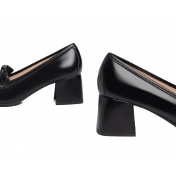 MOCASSINI NEROGIARDINI DONNA IN PELLE OBERA NERO 5,5CM I308650DE/100