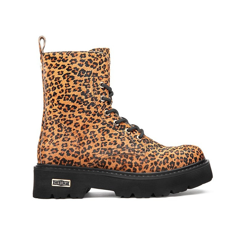 ANFIBIO CULT DONNA SLASH 3037 MID W JAGUAR PR.PONY LEATHER BLACK CLW303707